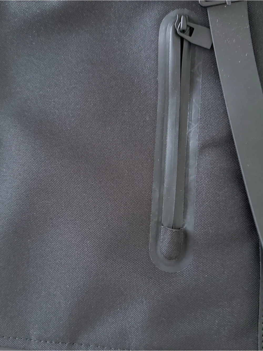 Rains Black Minimalist Backpack